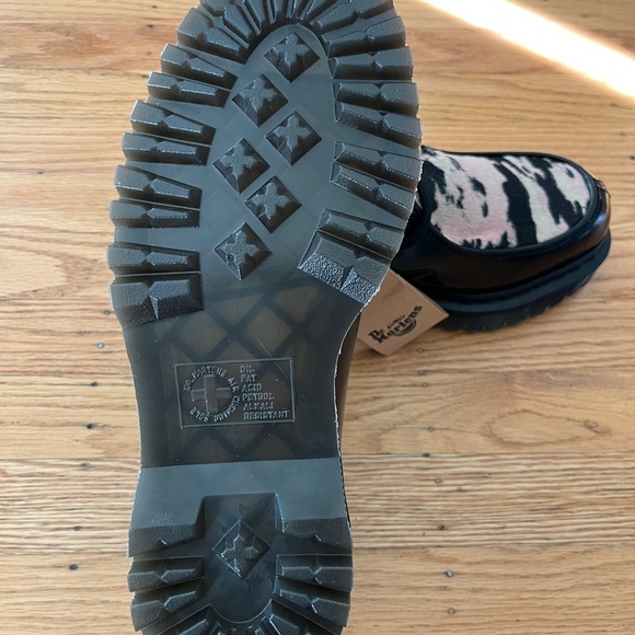 NEW Dr. Martens Zeffir 3i Bex Buttero Hair On Black Leather Men Size 9/Womens 10 - Picture 9 of 9